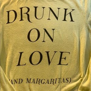 Wildfox lime green sweatshirt (Drunk on Love)